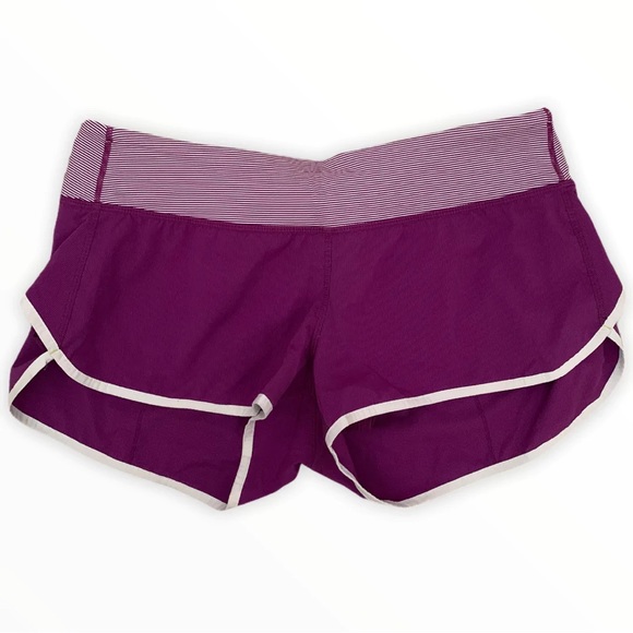 PURPLE LULULEMON SPEED SHORT - Picture 1 of 2